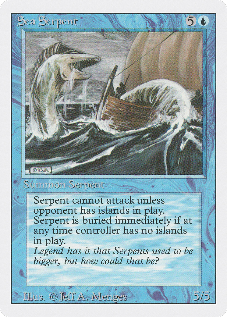 Sea Serpent (3ED-) - Revised Edition
