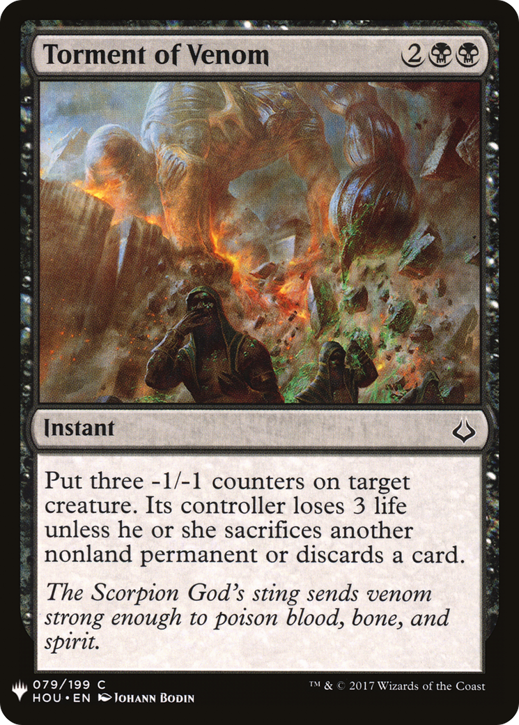 Torment of Venom (LIST-HOU-79) - The List