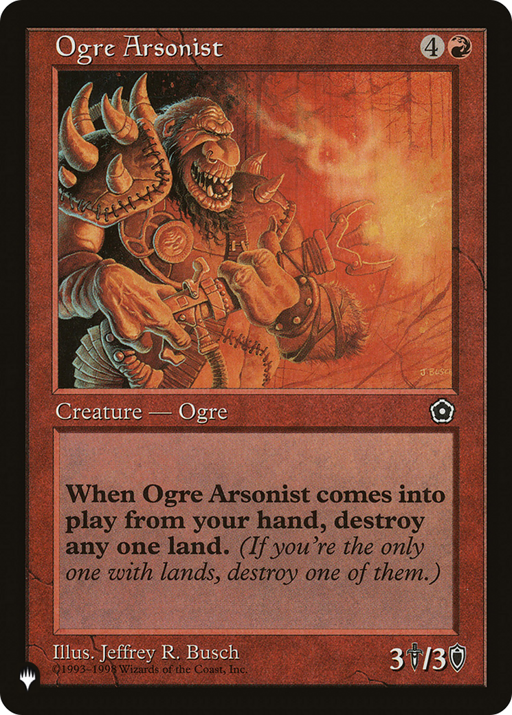 Ogre Arsonist (LIST-P02-110) - The List