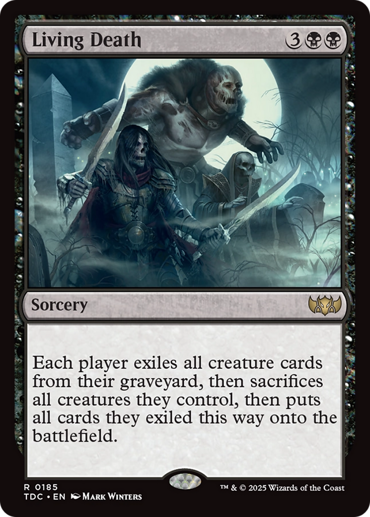 Living Death (TDC-185) - Commander: Tarkir: Dragonstorm