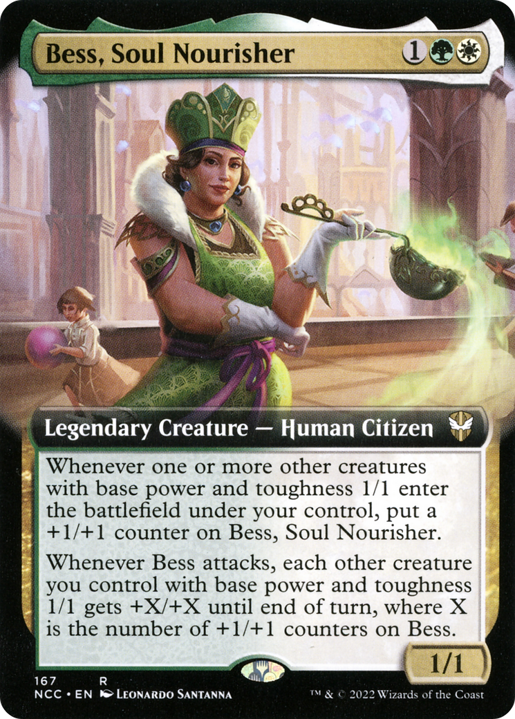 Bess, Soul Nourisher (Extended Art) (NCC-167) - New Capenna Commander: (Extended Art)