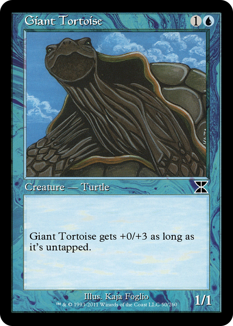 Giant Tortoise (ME4-050) - Masters Edition IV Foil