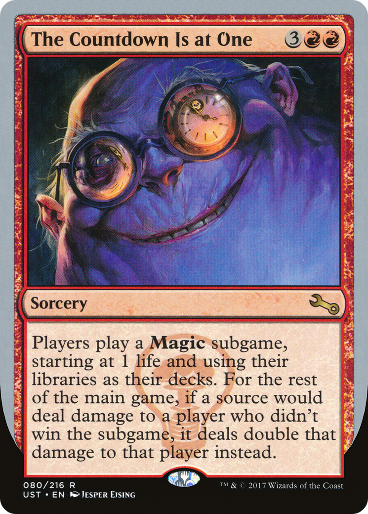 The Countdown Is at One (UST-080) - Unstable Foil