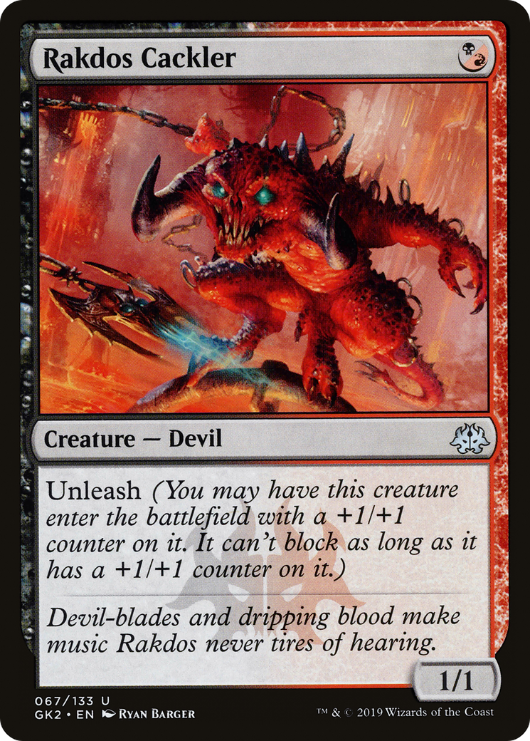 Rakdos Cackler (GK2-067) - RNA Guild Kit