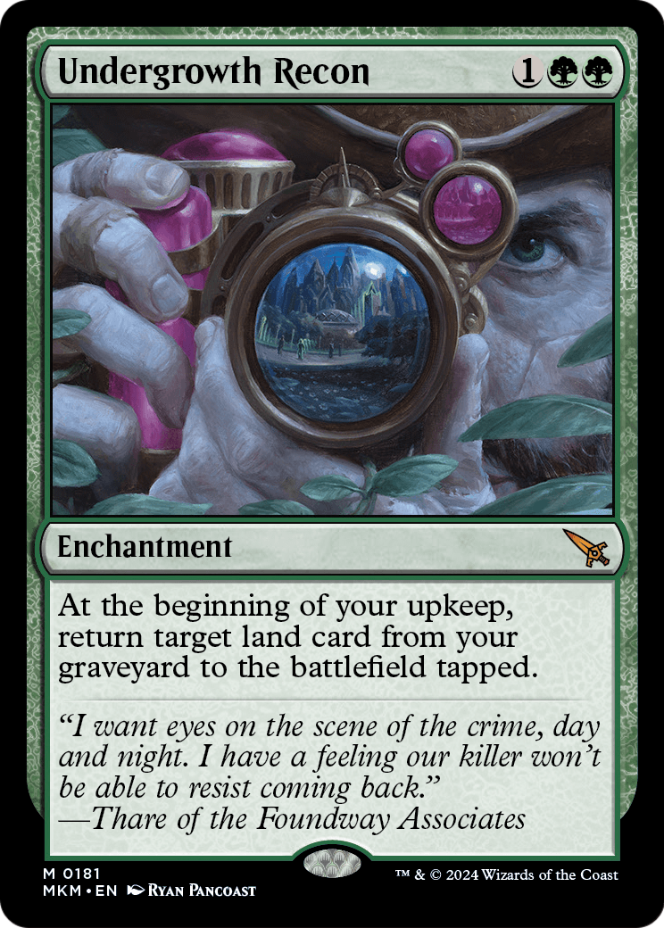 Undergrowth Recon (MKM-181) - Murders at Karlov Manor Foil