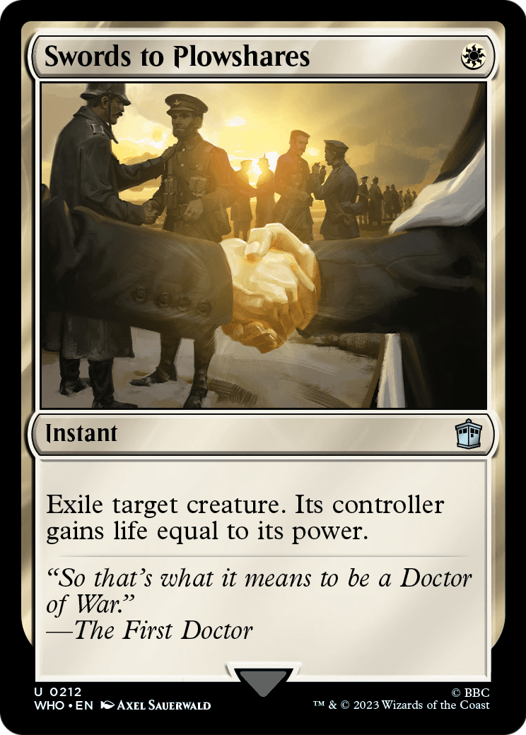 Swords to Plowshares (WHO-212) - Doctor Who Foil