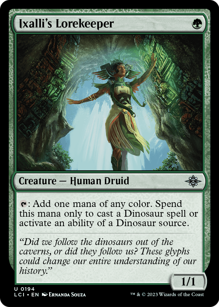 Ixalli's Lorekeeper (LCI-194) - The Lost Caverns of Ixalan Foil