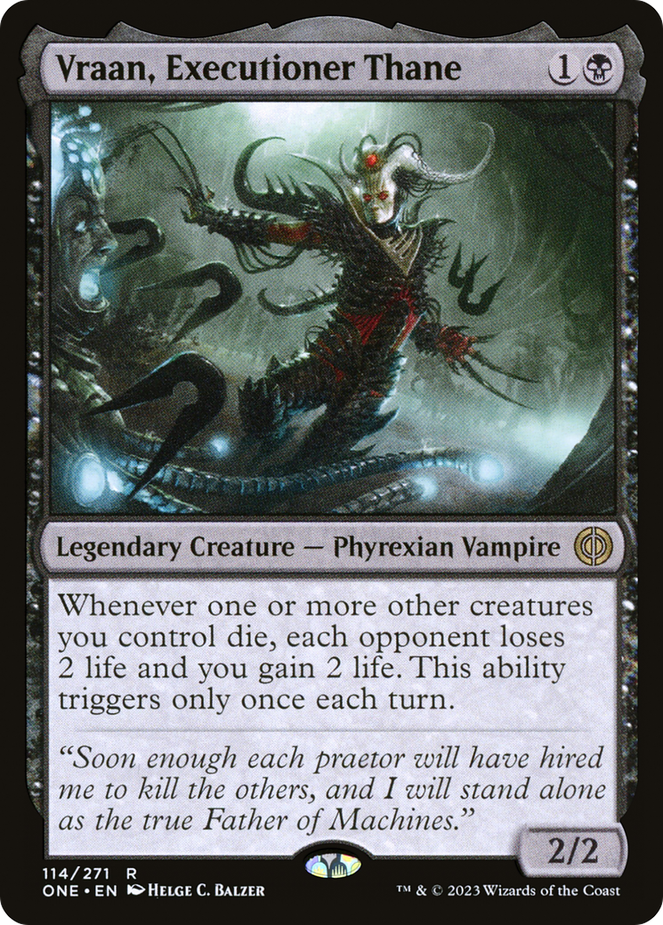 Vraan, Executioner Thane (ONE-114) - Phyrexia: All Will Be One Foil