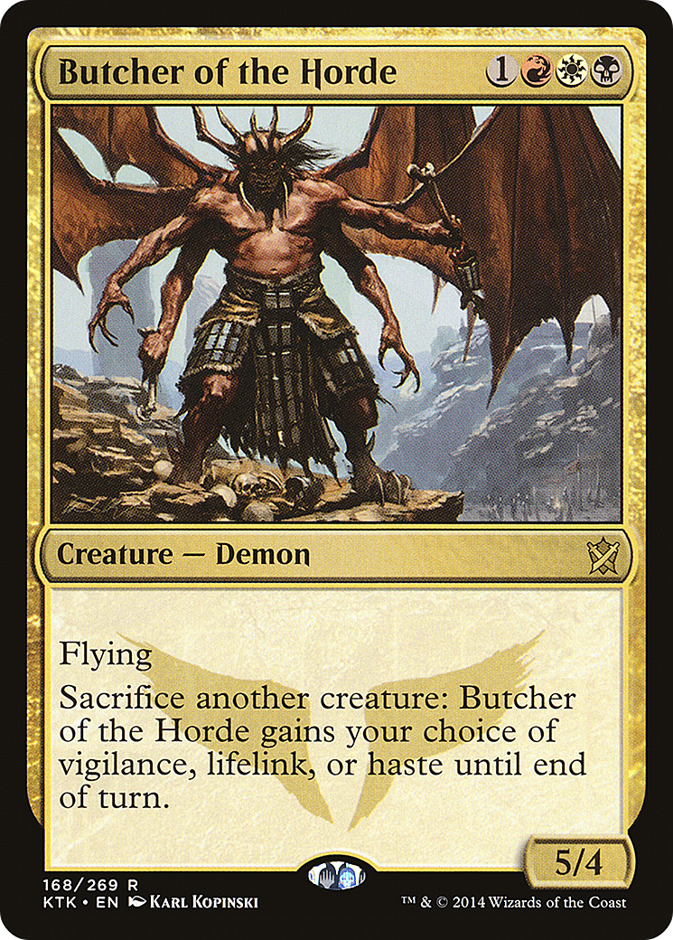 Butcher of the Horde (KTK-168) - Khans of Tarkir