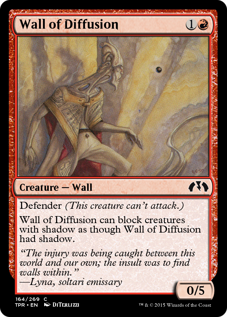 Wall of Diffusion (TPR-164) - Tempest Remastered Foil