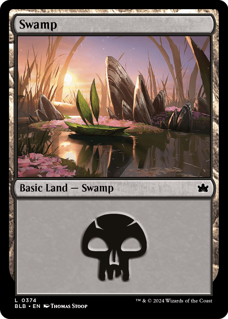 Swamp (0374) (BLB-374) - Bloomburrow Foil