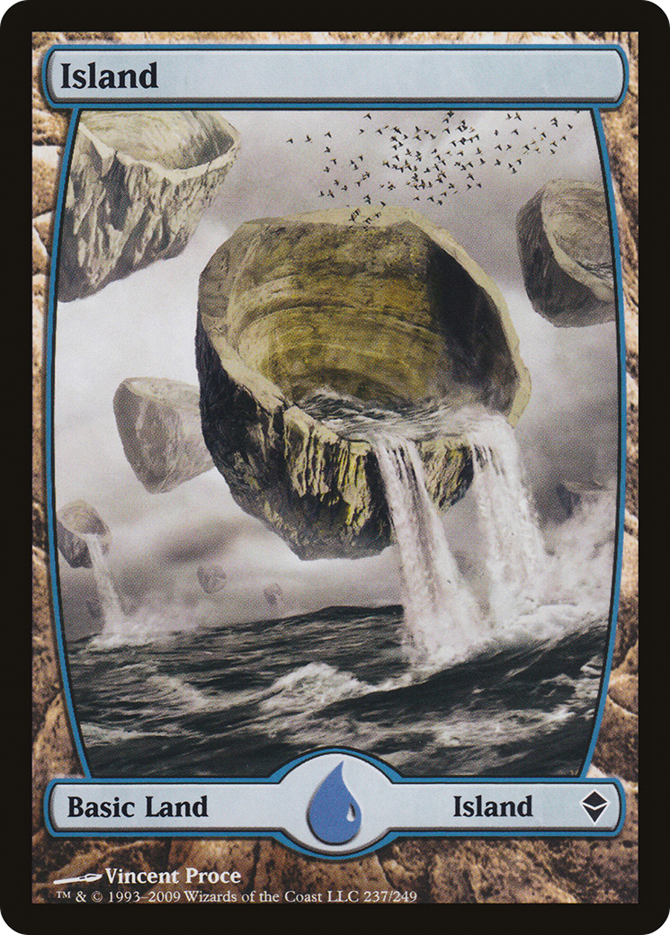 Island (237) - Full Art (ZEN-237) - Zendikar