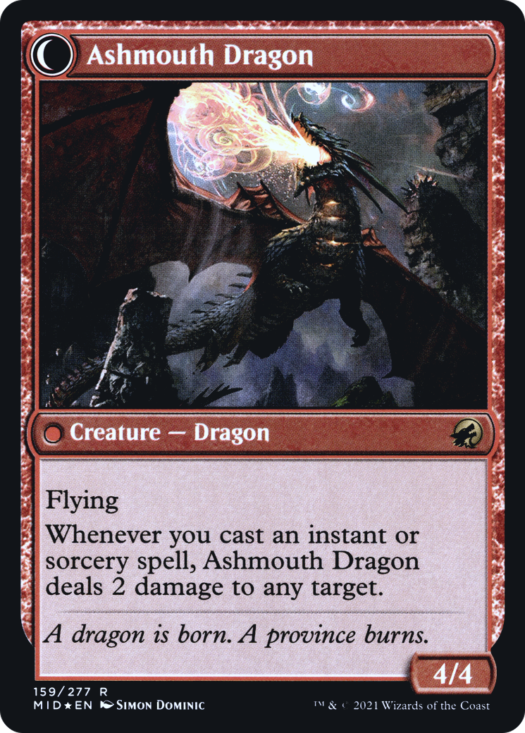 Smoldering Egg (PRE-159S) - Innistrad: Midnight Hunt Promos: (Double Faced Transform) Foil