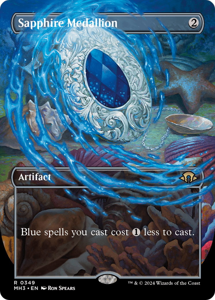 Sapphire Medallion (Borderless) (MH3-349) - Modern Horizons 3