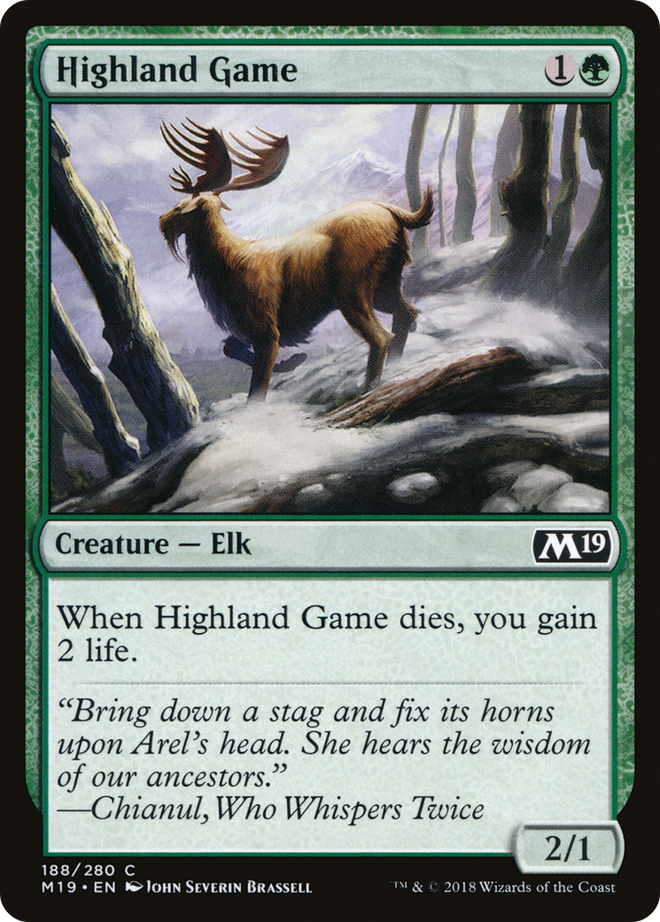 Highland Game (M19-188) - Core Set 2019