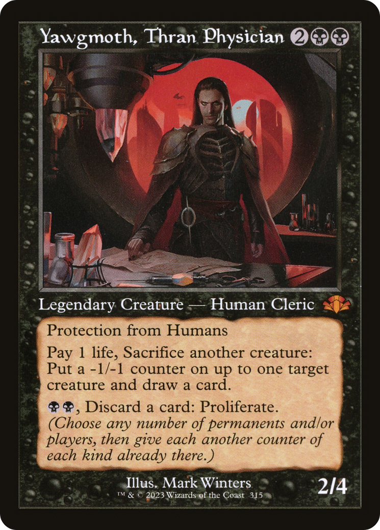 Yawgmoth, Thran Physician (Retro Frame) (DMR-315) - Dominaria Remastered