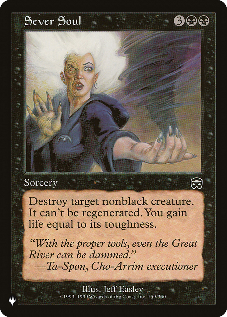 Sever Soul (LIST-MMQ-159) - The List