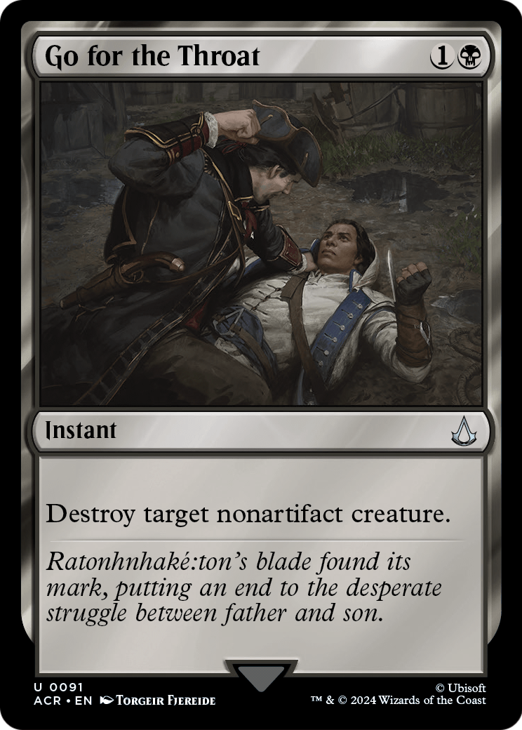 Go for the Throat (ACR-091) - Assassin's Creed Foil