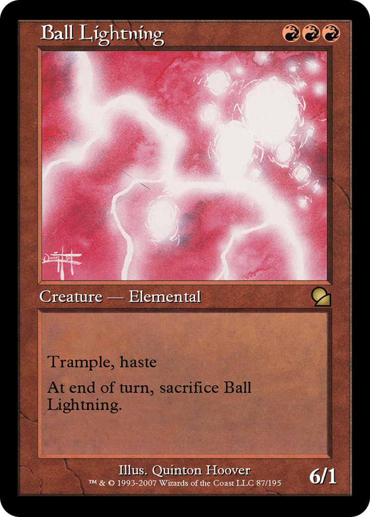 Ball Lightning (ME1-087) - Masters Edition Foil