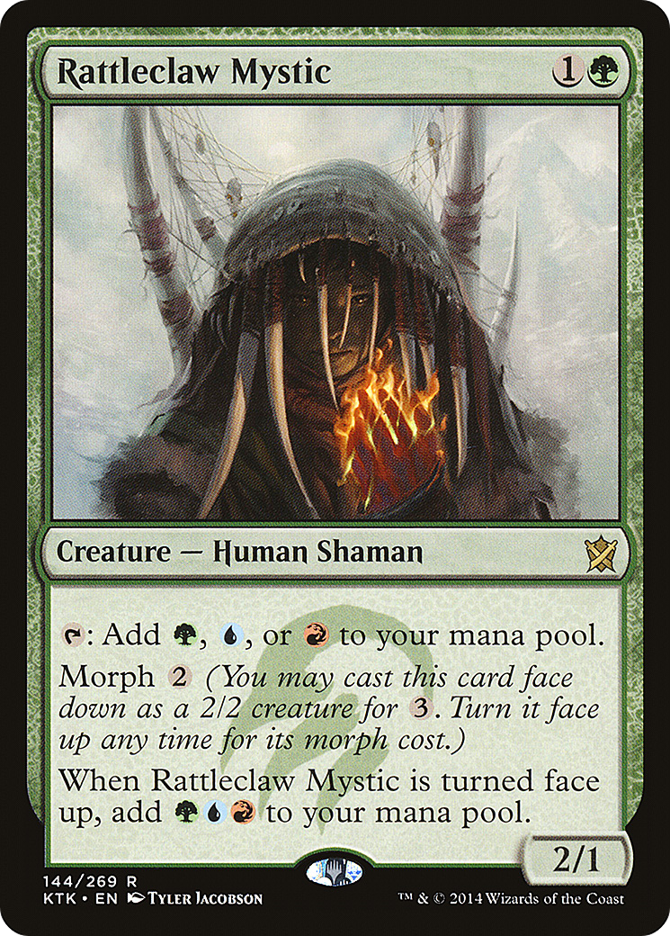 Rattleclaw Mystic (KTK-144) - Khans of Tarkir Foil