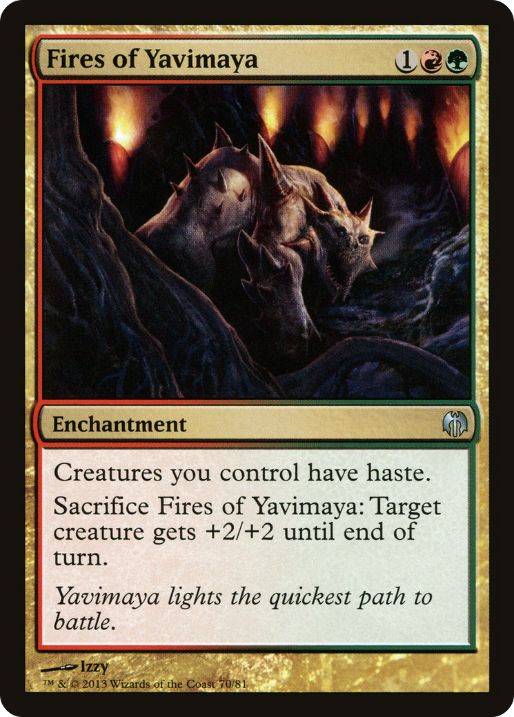 Fires of Yavimaya (DDL-070) - Duel Decks: Heroes vs. Monsters