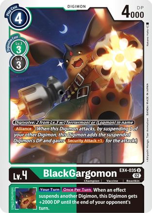 BlackGargomon (EX4-035) - Alternative Being Booster