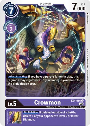 Crowmon (EX4-056) - Alternative Being Booster
