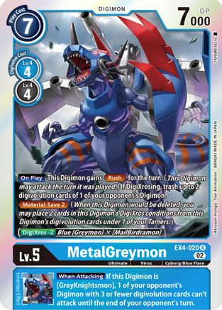 MetalGreymon - EX4-020 (EX4-020) - Alternative Being Booster Foil