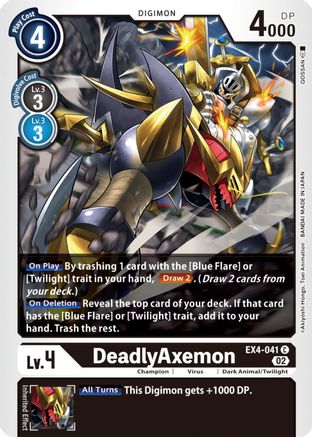 DeadlyAxemon (EX4-041) - Alternative Being Booster