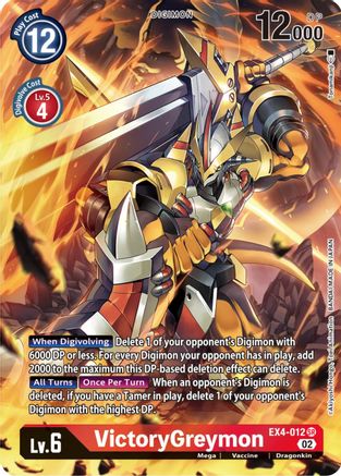 VictoryGreymon (Alternate Art) (EX4-012) - Alternative Being Booster Foil