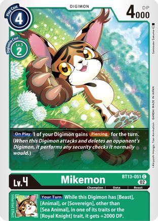 Mikemon (BT13-051) - Versus Royal Knights