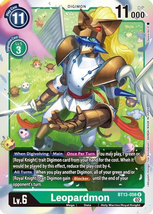 Leopardmon (BT13-056) - Versus Royal Knights Foil