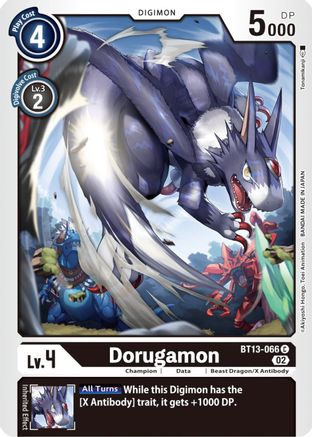 Dorugamon (BT13-066) - Versus Royal Knights