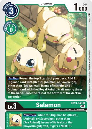 Salamon (BT13-048) - Versus Royal Knights