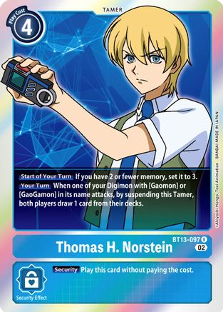 Thomas H. Norstein (BT13-097) - Versus Royal Knights Foil