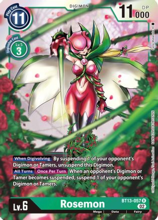 Rosemon (BT13-057) - Versus Royal Knights Foil