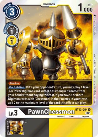 PawnChessmon - BT13-064 (BT13-064) - Versus Royal Knights Foil