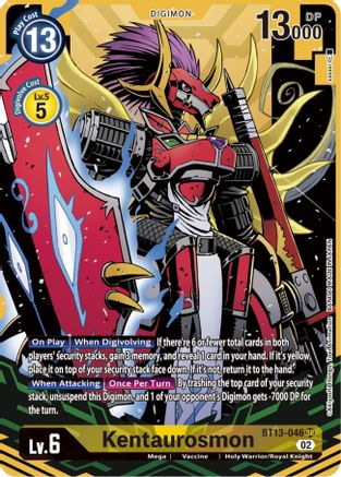 Kentaurosmon (Alternate Art) (BT13-046) - Versus Royal Knights Foil