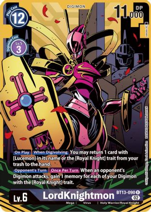 LordKnightmon (Alternate Art) (BT13-090) - Versus Royal Knights Foil