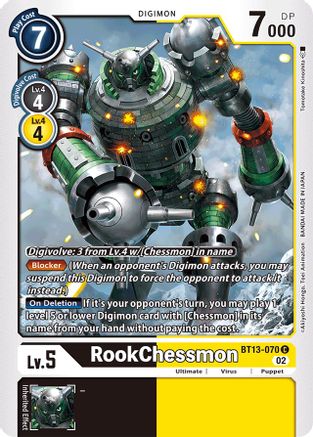 RookChessmon (BT13-070) - Versus Royal Knights