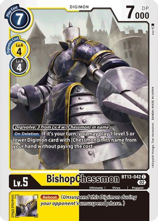 BishopChessmon (BT13-042) - Versus Royal Knights