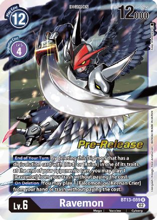 Ravemon (BT13-089) - Versus Royal Knights Pre-Release Cards Foil