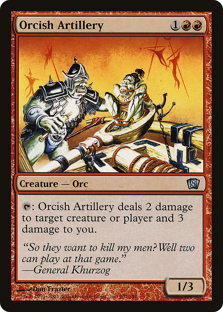 Orcish Artillery (8ED-207) - 8th Edition