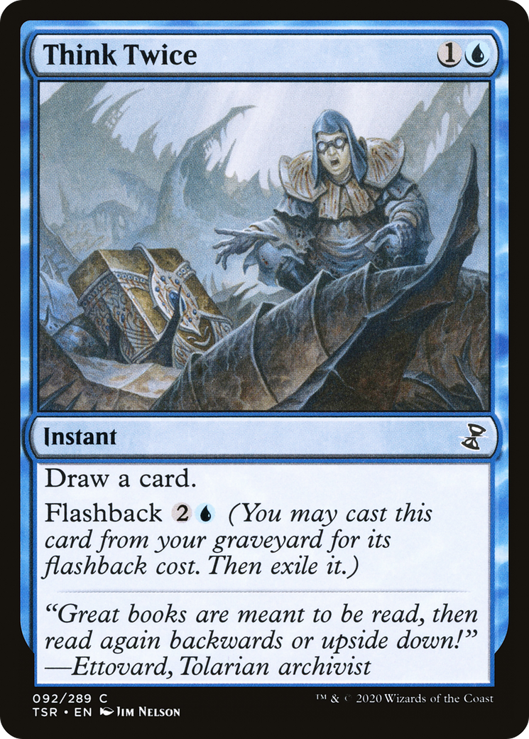 Think Twice (TSR-092) - Time Spiral Remastered Foil