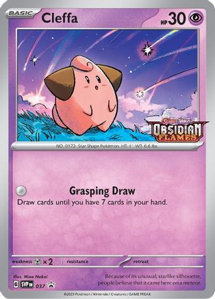 Cleffa (Prerelease) 037 - Holofoil SV Scarlet & Violet Promo Cards - Promo