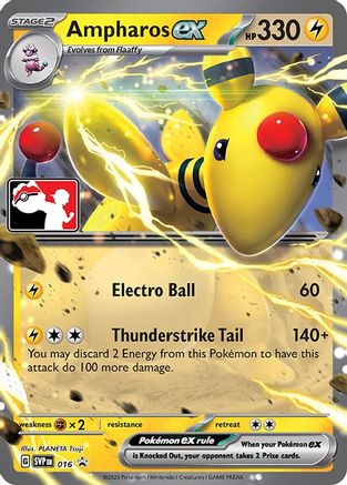 Ampharos ex Prize Pack Series Cards - Promo