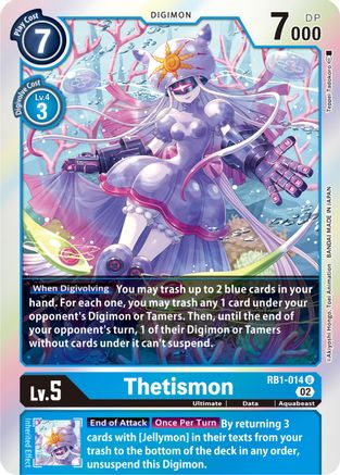 Thetismon (RB1-014) - Resurgence Booster Foil