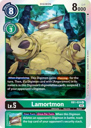 Lamortmon (RB1-024) - Resurgence Booster Foil
