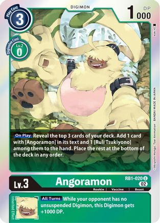 Angoramon (RB1-020) - Resurgence Booster Foil