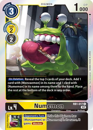 Numemon (RB1-017) - Resurgence Booster Foil